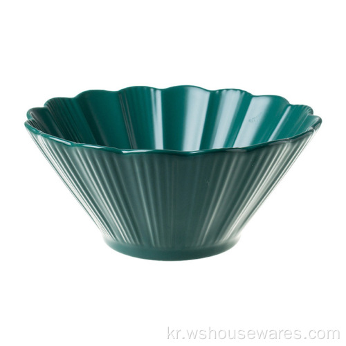 세라믹 Zerdlaze 다채로운 국화 그릇 가정용